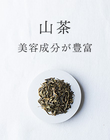 山茶：美容成分が豊富